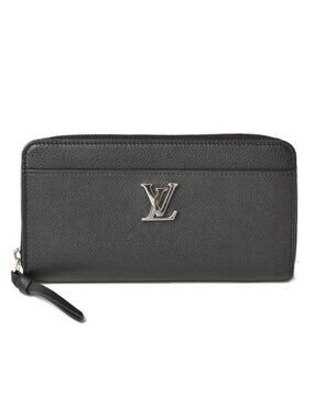 Louis Vuitton Lock Me Long Wallet Leather Zippy
